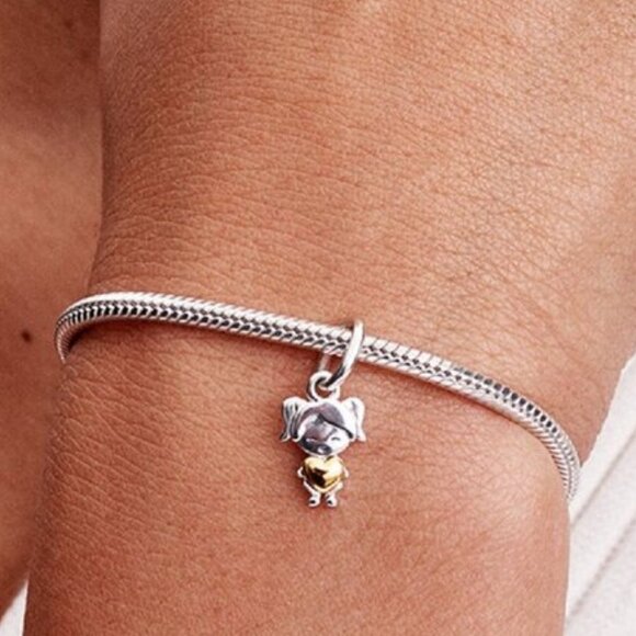 Pandora Happy Girl Dangle Charm - Picture 4 of 5